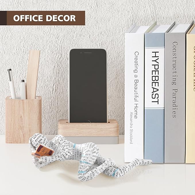 GRAPMKTG Home Decor Pulp Reading Women Thinker Statue Aesthetic Sculpture Room Decor Modern Abstract Decoration on Shelf Table Desk 3 Pack