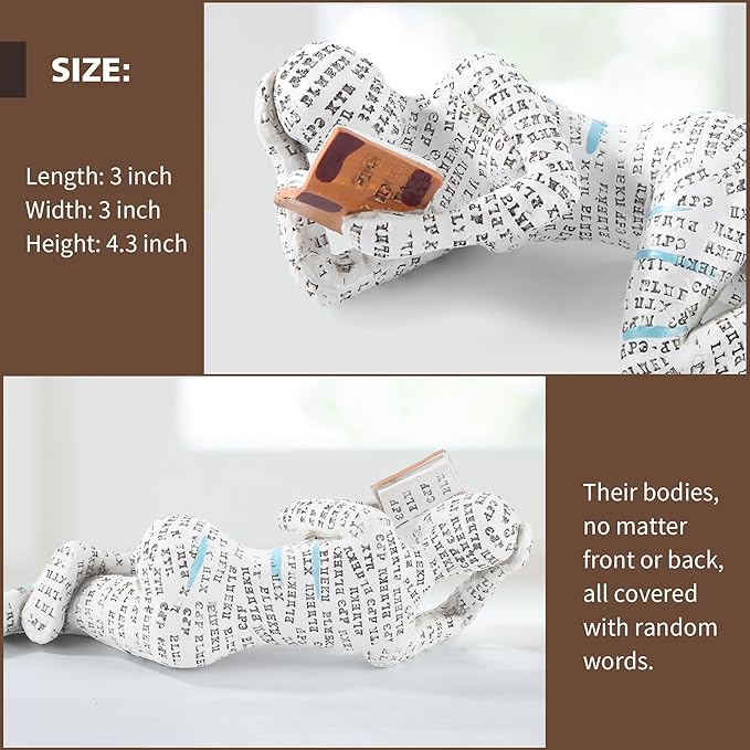 GRAPMKTG Home Decor Pulp Reading Women Thinker Statue Aesthetic Sculpture Room Decor Modern Abstract Decoration on Shelf Table Desk for Living Room Office Bedroom C