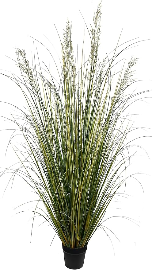 Artificial Pampas Grass Plant, 6FT Tall Faux Plants Indoor Home Decorative Artificial Plants & Flowers in Pot, Fake House Plant