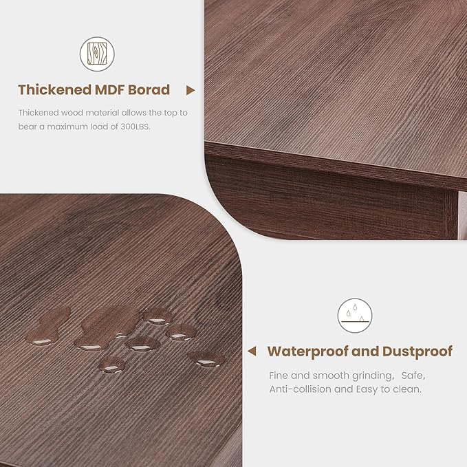 Farmhouse Dining Table for 6-8 People, 71" Long Brown Kitchen Tables with Wooden Sturdy Frame, 6 Ft Large Rectangular Dinner Table for Living Room, Kitchen, Dining Room (Brown Red, 71" Non-extendable)