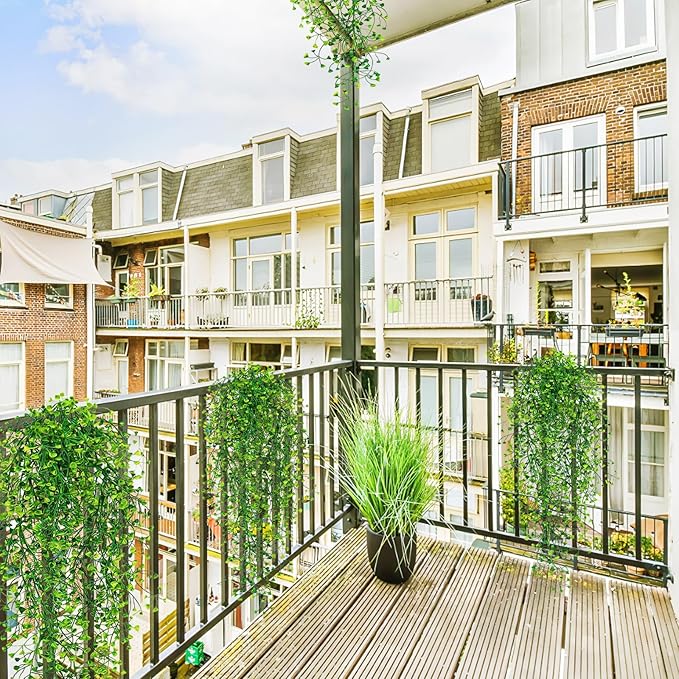 Fake Hanging Plants, 3pcs Faux Hanging Plants, Artificial Plants Ferns Ivy Vine for Wall House Indoor Outdoor Room Home Decor