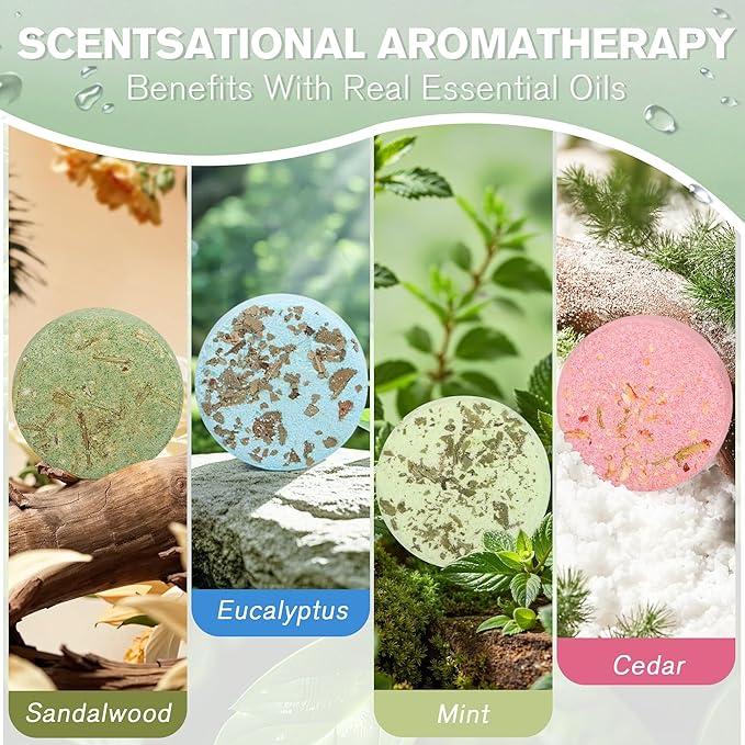 Shower Steamers Aromatherapy Birthday Gifts for Women-12 Pack Mothers Day Gifts,Gifts for Grandma,Wife,Mothers,Stress Relief and Relaxation Gifts for Women and Men,Created Your Own Home SPA