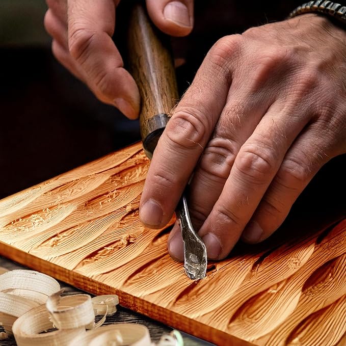 Acacia Elara Wood TV Stand for TVs up to 75+ Inch Entertainment Center with Storage Shelves and Cable Management, Mid Century Modern TV Media Console Wood TV Stands for Living Room Bedroom (Caramel)