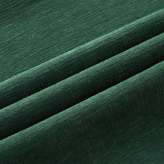 MIULEE Dark Green Couch Pillow Covers 20x20 Inch, Set of 2 Soft Decorative Square Throw Pillow Covers Christmas Farmhouse for Sofa Living Room Bed