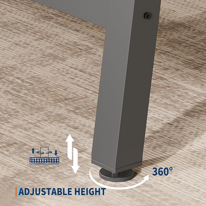 IDEALHOUSE Rustic Dining Table for 6-8 People, 78.7” Long Rectangle Kitchen Table, Industrial Farmhouse Wooden Kitchen Tables with Sturdy Metal Frame, Dining Room Table for Office, Home