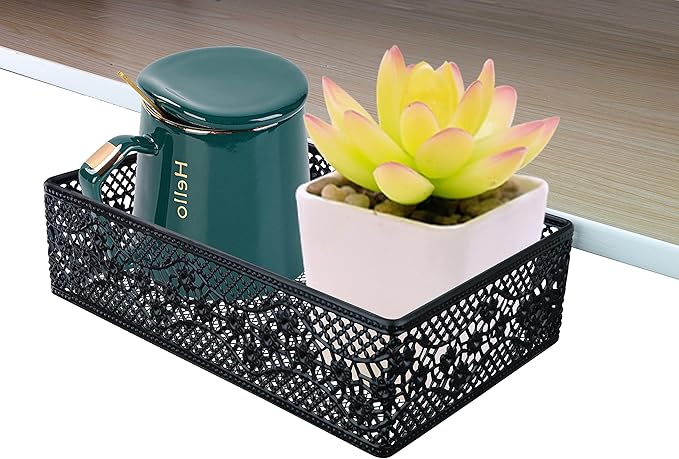 Clip-on Drawer organizers,desk organizer,can be clipped around the table to store small items (black)