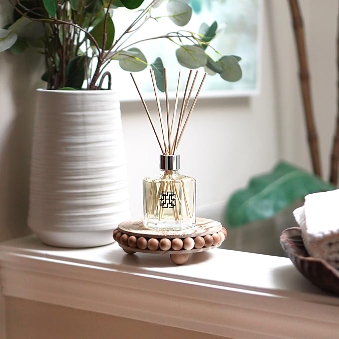 HomeWorx Reed Diffuser Set, Autumn Pumpkin Patch - Scented Oil Reed Stick Diffuser (Heirloom Pumpkin, Fresh Ginger, Red Apple & Cinnamon Sugar) - Long-Lasting Scent Fragrance Oil