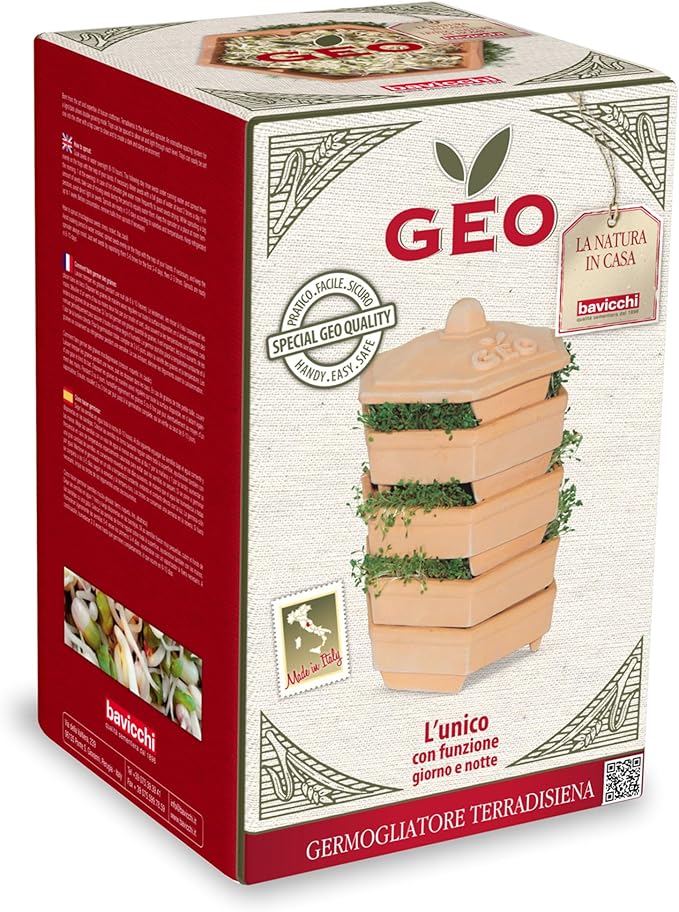 GEO Terradisiena 4-Tier Terracotta Sprouter