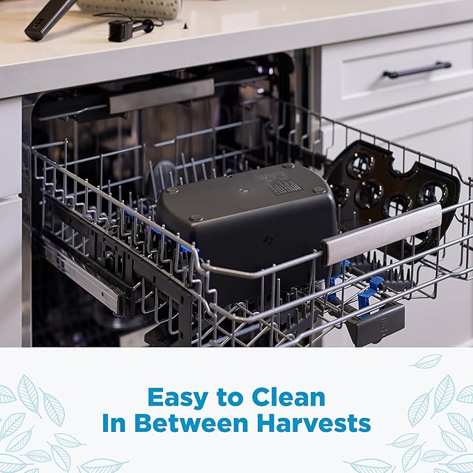 AeroGarden Harvest Lite, Indoor Garden Hydroponic System with LED Grow Light, Holds up to 6 AeroGarden Pods, Cream