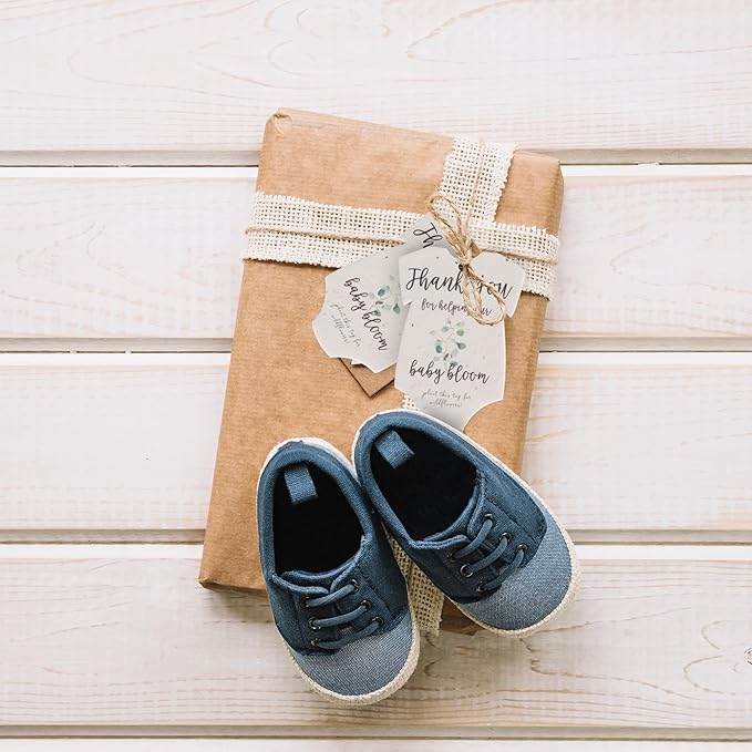 Plantable Onesie Seed Paper – 5 Green Baby Shower Favors for Guests with Wildflower Seeds, Baby Shower Gifts for Guest