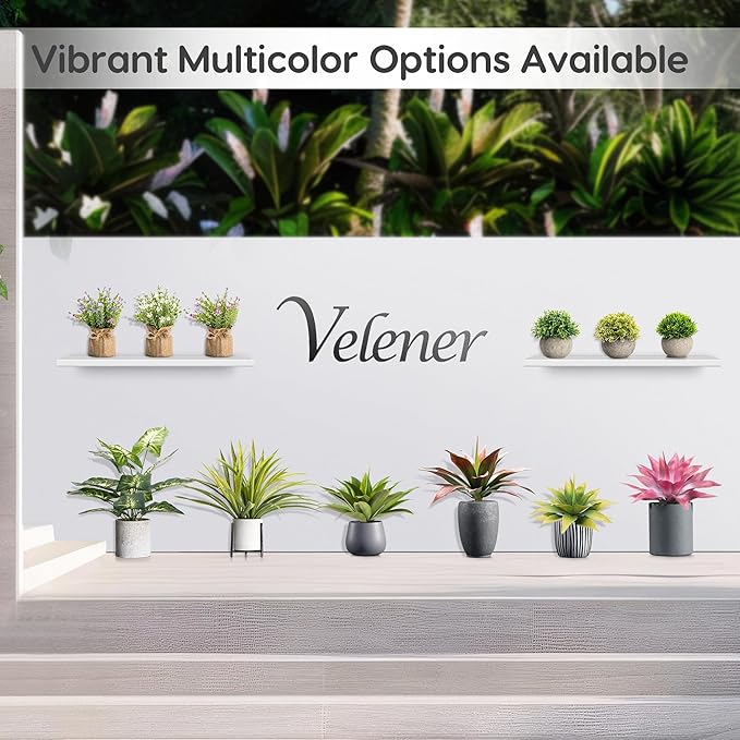 Velener Fake Agave Artificial Plants, Fake Succulents Plant for Room Decor, Unpotted Faux Agave Stems Plant for Outdoor/Indoor Decor, 22 inches