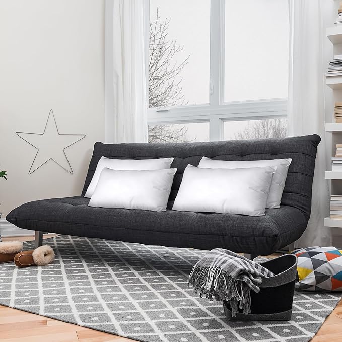 Utopia Bedding Throw Pillows (Set of 4, White), 12 x 24 Inches Pillows for Sofa, Bed and Couch Decorative Stuffer Pillow