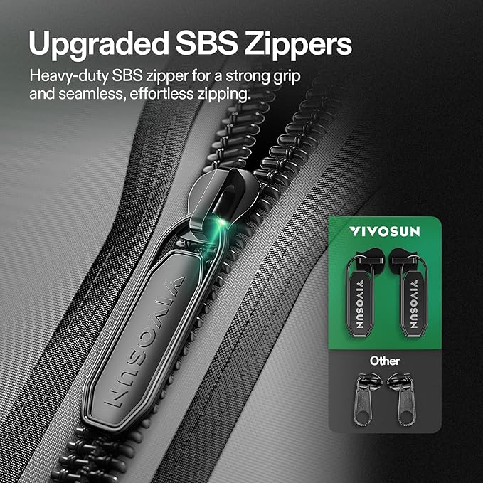 VIVOSUN G848 96"x48"x80" Grow Tent, 8x4 FT Advanced Gray Mylar Hydroponic Tent with 22mm Poles, Observation Window and Floor Tray for Plants for VS4000/VSF4300