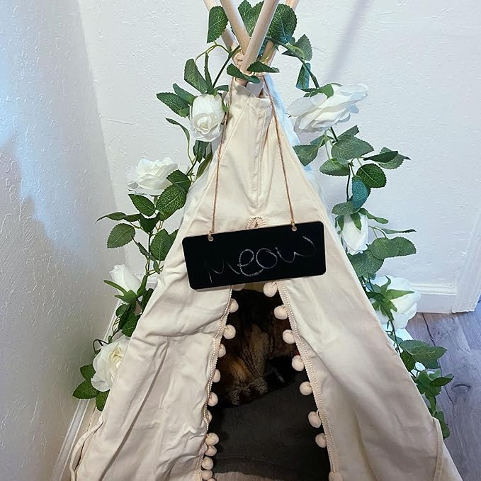 Felice Arts 2 Pack Cream Artificial Rose Vine Each 6.5FT Fake Rose Garland Hanging Flower Garland for Wedding Arch Table Arrangement Garden Swing Teepee Decor