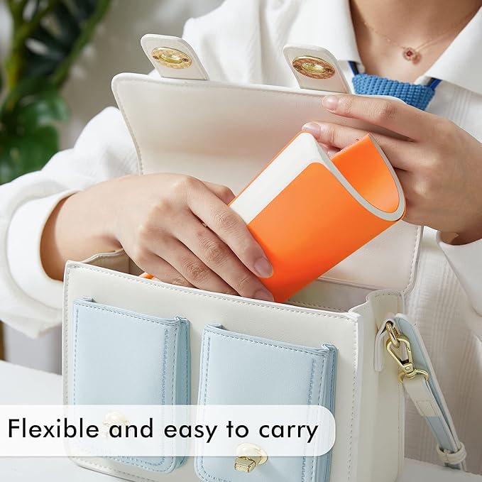 feela 36 Pack Soft Cover Journal Bulk, Lined Blank Travel Journal for Women Men Writing, Notebooks College Ruled for Work, Note Taking Notebook School Business Supplies, 8.2” x 5.5”, A5, Orange