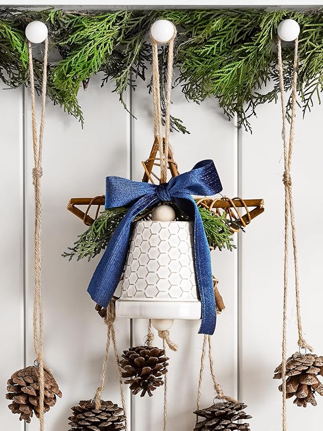 LE TAUCI Ceramic Succulent Pots, 4 Inch Small Plant Pot for Indoor Plant Cactus, Embossed Flower Pots with Drainage Hole & Saucer - Set of 4, Arctic White