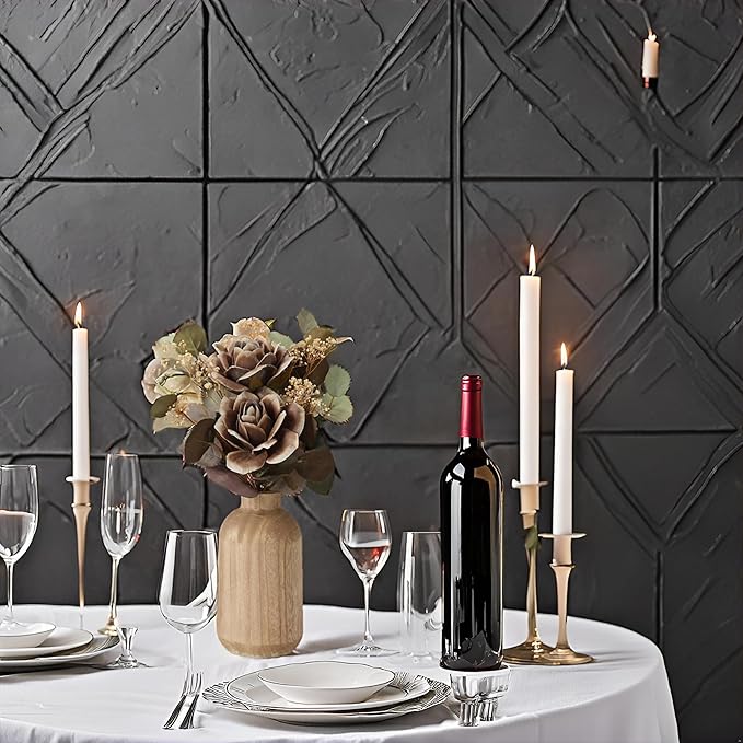 Timeless Luxe Bloom - Premium Artificial Fake Flower for Outdoor, Indoor, Garden, Home, Office, Bouquet Centerpiece Wedding, Event, Party Decoration (Majestic Midnight Roses)