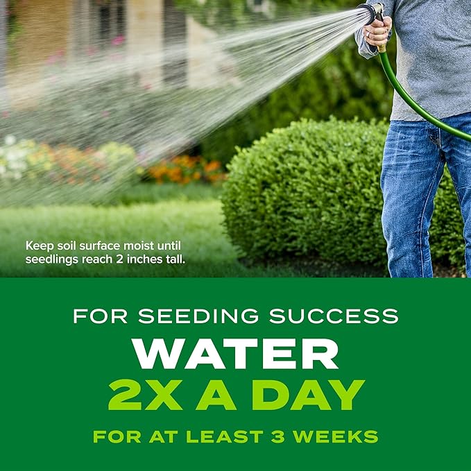 Scotts Turf Builder Rapid Grass Sun and Shade Mix, Grass Seed with Fertilizer for Full, Green Grass in Just Weeks, 10 lbs.