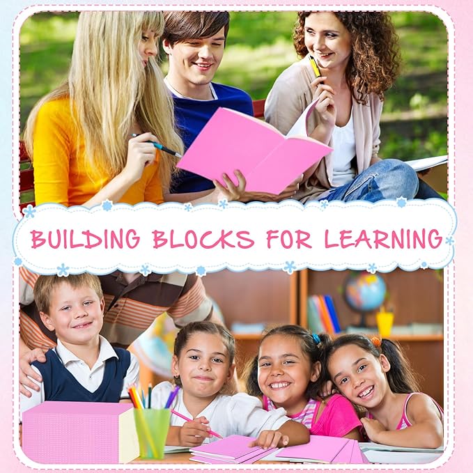 Handepo 100 Pack Composition Notebooks A5/A6 Ruled Lined Composition Kraft Notebooks Bulk Soft Cover Journals Travel Diary Memo for Students Classroom Office Supplies(A5,Pink)