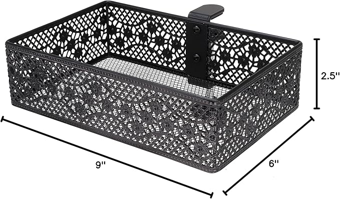 Clip-on Drawer organizers,desk organizer,can be clipped around the table to store small items (black)