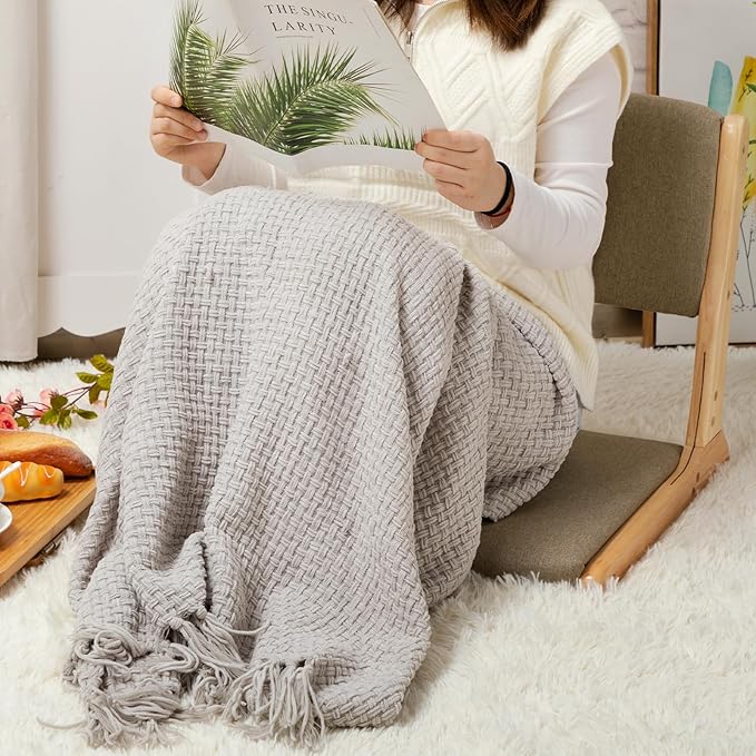 HollyHOME Foldable Japanese Style Floor Chair with Back Support, Tatami Chair with Cushion, Meditation Seat for Bay Window, Living Room, Bedroom, Dark Grey