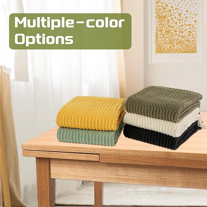 Blagic Knitted Throw Blanket for Couch, Bed and Sofa. Super Soft Blanket with Tassels, Black Throw Blanket, 50 x 60 Inches Lightweight & Cosy Home Decor