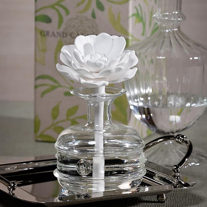 Zodax Grand Casablanca Porcelain Oil Diffuser - 6.76 oz -Water Lotus