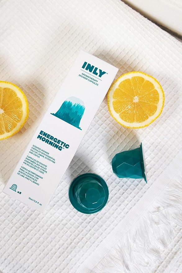 Moen INC20801 INLY Aromatherapy Shower Capsule 5-Pack, Energetic Morning