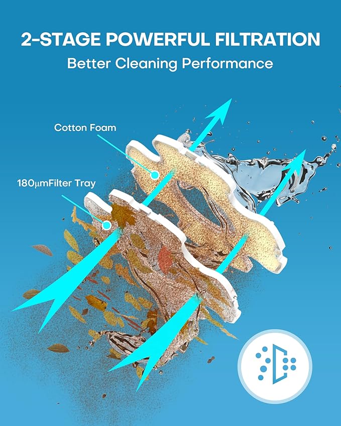 (2025 Upgrade) Cordless Robotic Pool Cleaner, Lasts 80 Min, Automatic Vacuum for Above-Ground Pools up to 645 Sq.ft,Portable, Self-Parking,Light Black