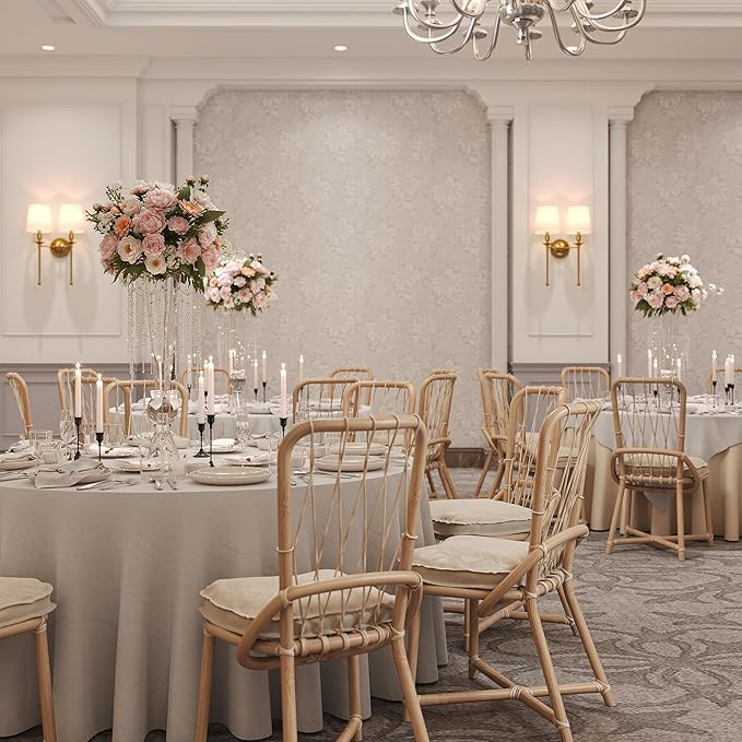 FSyueyun Black Candle Holder Set of 6, Elegant Metal Candlestick Holders for Vintage Taper Candle Holders, Perfect for Table Centerpieces, Fireplace Mantels, Home Decor, Weddings and Party Decorations