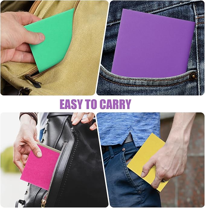 Thenshop 150 Pack Mini Notebooks Bulk Small Notepad Unlined Journals Pocket Blank Sketchbooks Kids Students Gifts Back to School Supplies 4 x 4 Inch 24 Sheets(Bright Color)