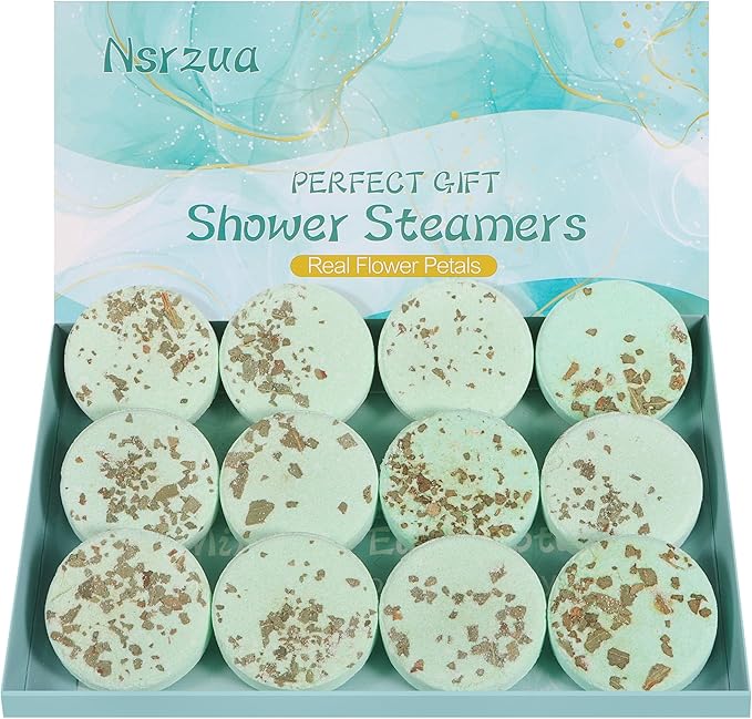 Shower Steamers Aromatherapy Birthday Gifts for Women-12 Pack Mothers Day Gifts,Gifts for Grandma,Wife,Mothers,Stress Relief and Relaxation Gifts for Women and Men,Created Your Own Home SPA