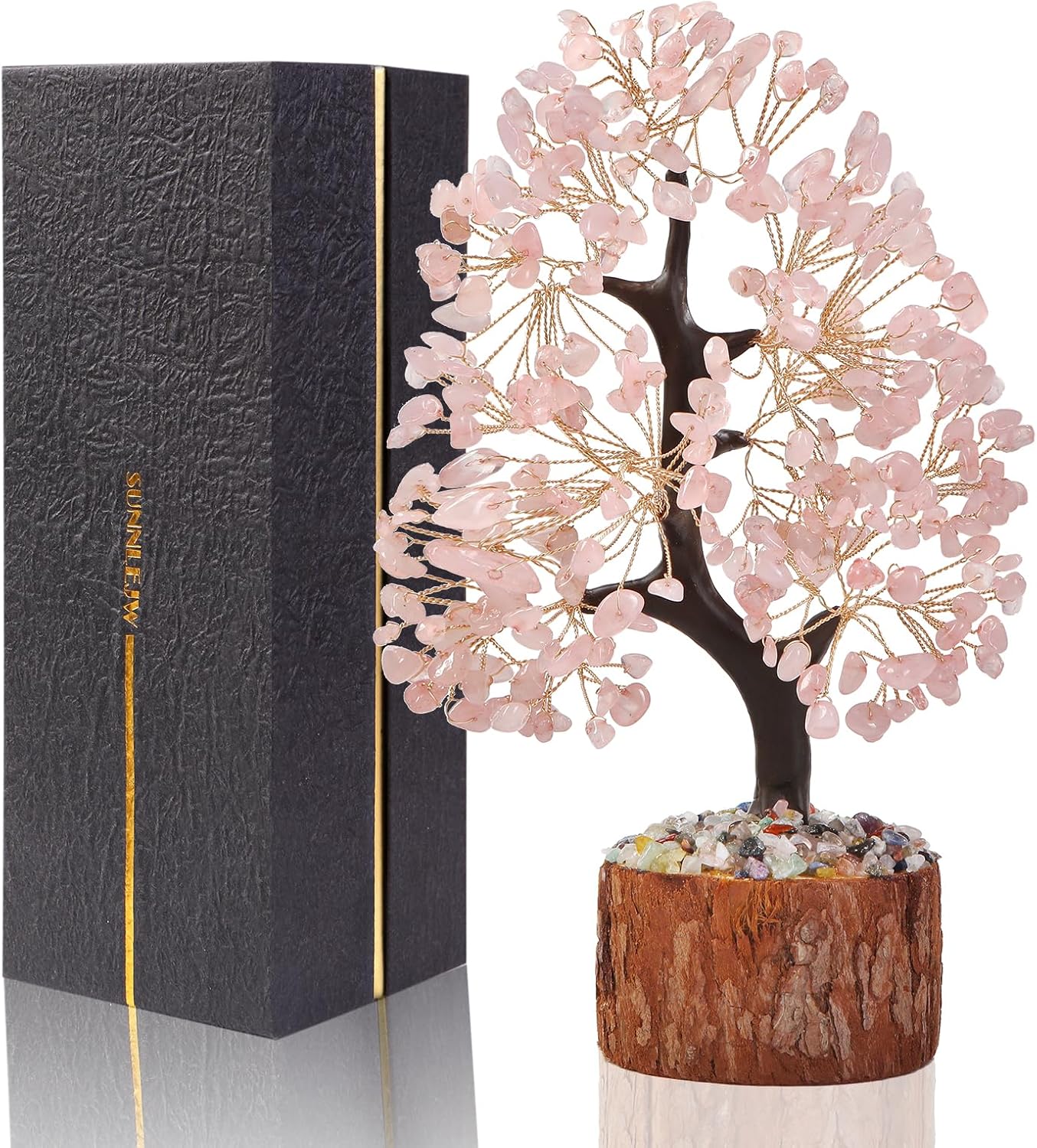 Chakra Crystal Tree of Life,Birthday Gifts for Women,Fengshui Money Tree,Crystal Bonsai,Spiritual Meditation Gifts for Positive Energy Decoration