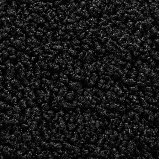 Zesthouse Swivel Counter Height Stools Set of 4, Modern Barrel Bar Stools for Kitchen Island, 26'' Black Sherpa Kitchen Counter Height Chairs with Barrel Arms & Back, Upholstered Fabric Bar Chairs