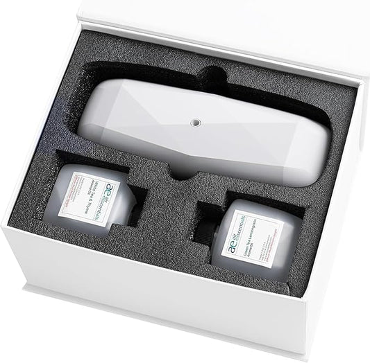 Air Esscentials The Diamond Gift Set, Smart Scent Air Machine Kit, Cold & Waterless Fragrance Oil Diffuser with 2 Signature Scents & Bluetooth Control, Herbal & Citrus Aromas, White