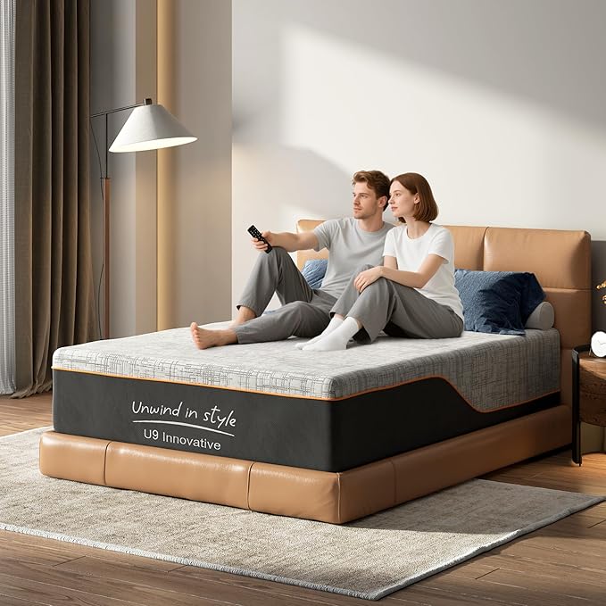 10 Inch Full Size Mattress Cooling Gel - Medium Firm for Back Support & Enhanced Space | CertiPUR-US Certified | Ideal for Adults, Teens, Guest Rooms & Couples | Bed in a Box