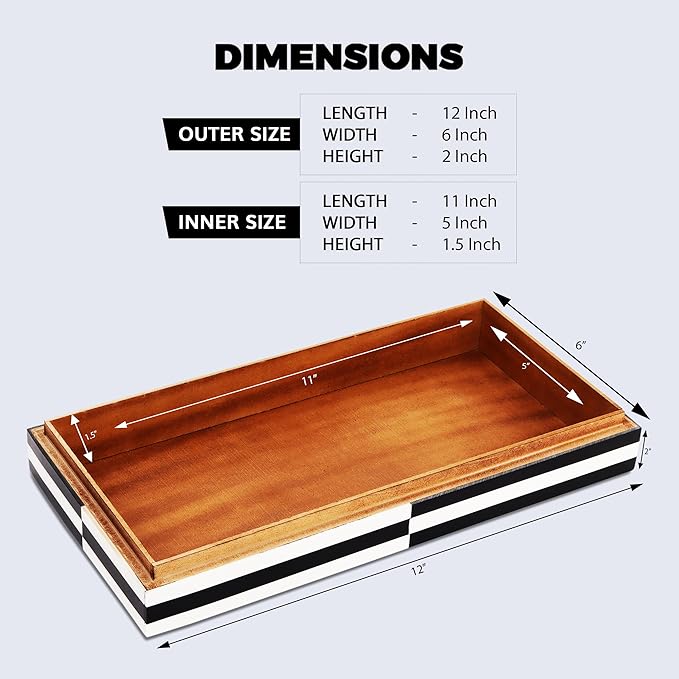 Handicrafts Home Handmade Puzzle Collection Decorative Jewelry Box Organizer – Keepsakes, Trinkets, and Home Decor – Antique Coffee Table Storage, Memory Box, Farmhouse Style Decor Slide, 12x6x2