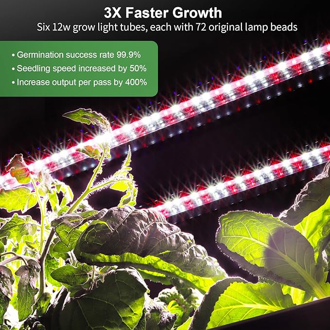 Hydroponics Growing System Kit, 90 Pods Vertical Indoor Garden with LED Grow Light, Auto Circulating Water System & WiFi Smart Plug, Indoor Gardening System for Vegetable Fruit Herb