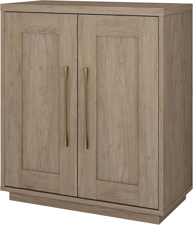 Henn&Hart Tillman Accent Cabinet, 28" Wide, Gray