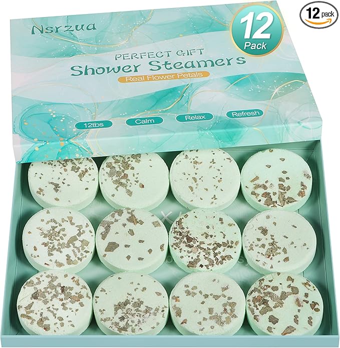 Shower Steamers Aromatherapy Birthday Gifts for Women-12 Pack Mothers Day Gifts,Gifts for Grandma,Wife,Mothers,Stress Relief and Relaxation Gifts for Women and Men,Created Your Own Home SPA