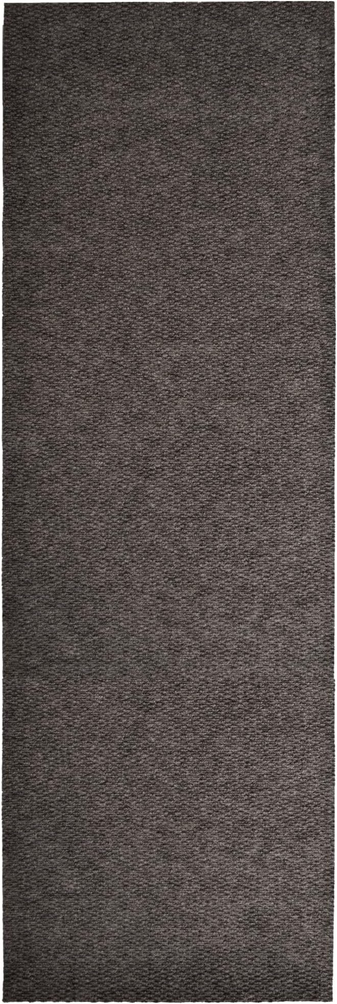iCustomRug Spartan Weather Warrior Indoor/Outdoor Utility Berber Loop Carpet Runner with Non-Slip Thermoplastic Rubber Backing, 6ft X 60ft in Brown