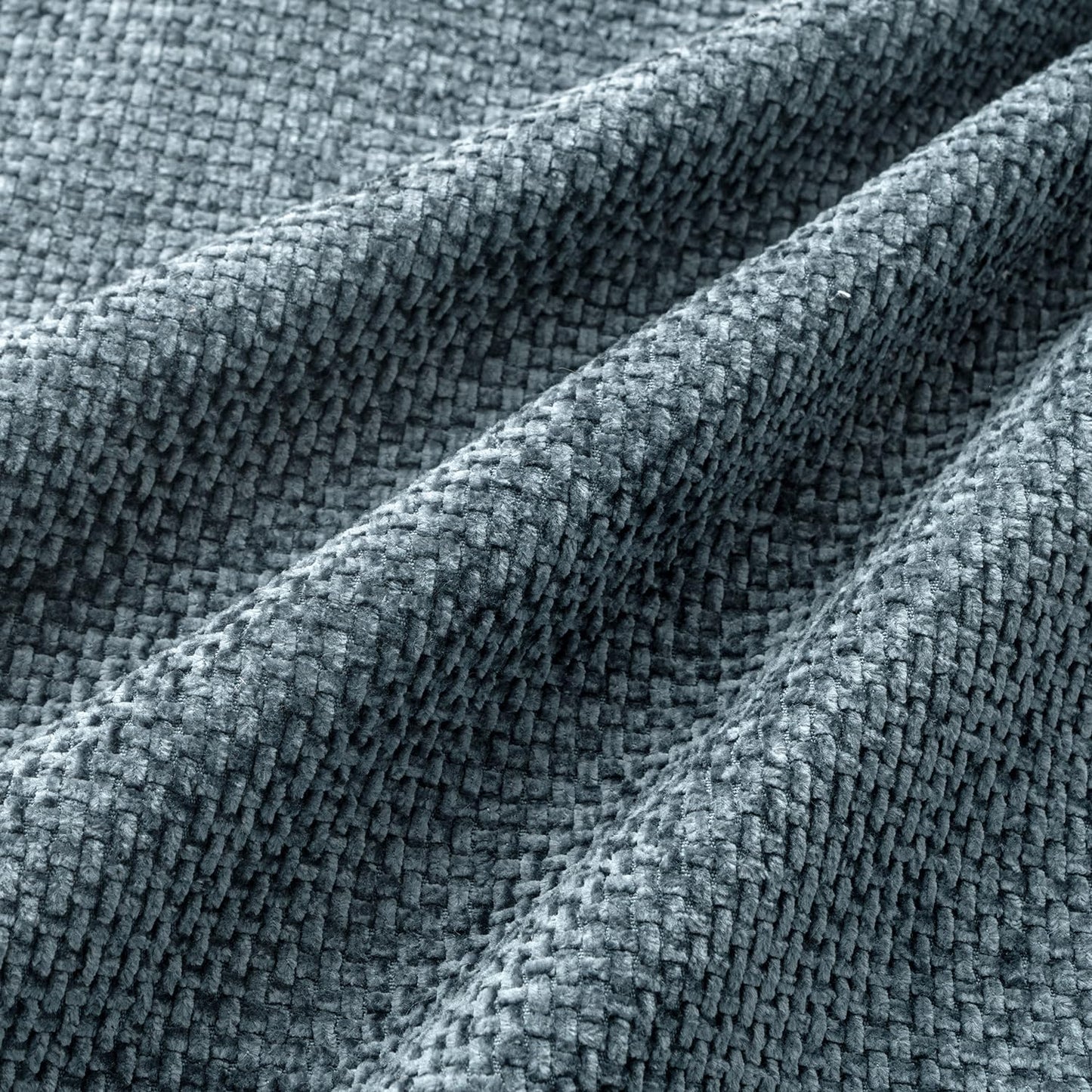 MIULEE Pack of 4 Couch Throw Pillow Covers 20x20 Inch Navy Blue Soft Decorative Chenille Pillow Covers Farmhouse Accent Cushion Covers for Boho Home Decor Sofa Bedroom Living Room