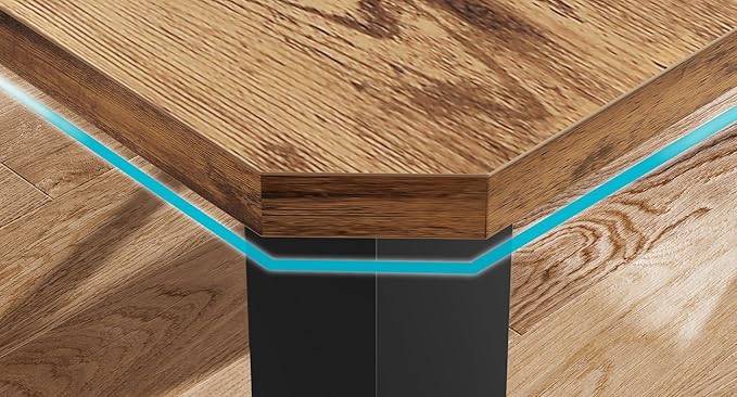 GAOMON 78.7 Inch Long Kitchen Table for 6-8, Dining Room Table for Kitchen Living Room, Large Rectangular Dinner Tables, Industrial Indoor Restaurant Tables with Sturdy Metal Frame(Only Table)