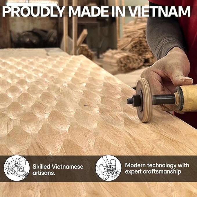 Acacia Elara Wood TV Stand for TVs up to 75+ Inch Entertainment Center with Storage Shelves and Cable Management, Mid Century Modern TV Media Console Wood TV Stands for Living Room Bedroom (Caramel)