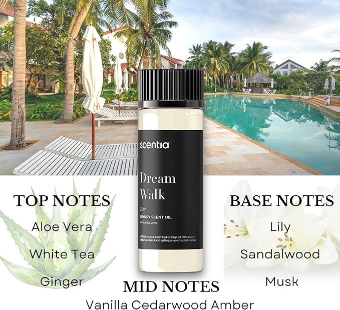 My Way Hotel Diffuser Oil | Aromatherapy Fragrances Inspired by 5-Star Hotels | Luxurious Scents Gift Set-5x20ml Bottles Set-The 1 Hotel Miami Beach & 5-Star Hotels - Thanksgiving & Holiday Gift