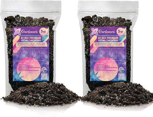 Premium Organic #1 Potting Soil Mix - Ideal Nutrient Blend for Robust, High-Yield, and Beautifully Blooming Outdoor Guerrilla Growing Plants - 10 Quart