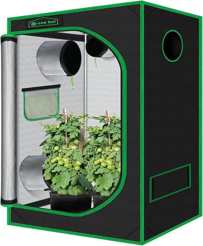 Indoor Grow Tent for Plants 36"x60"x78" Mylar Hydroponic Grow Tents Indoor Grow Room for Plant Fruit Flower Veg with Removable Waterproof Floor Tray