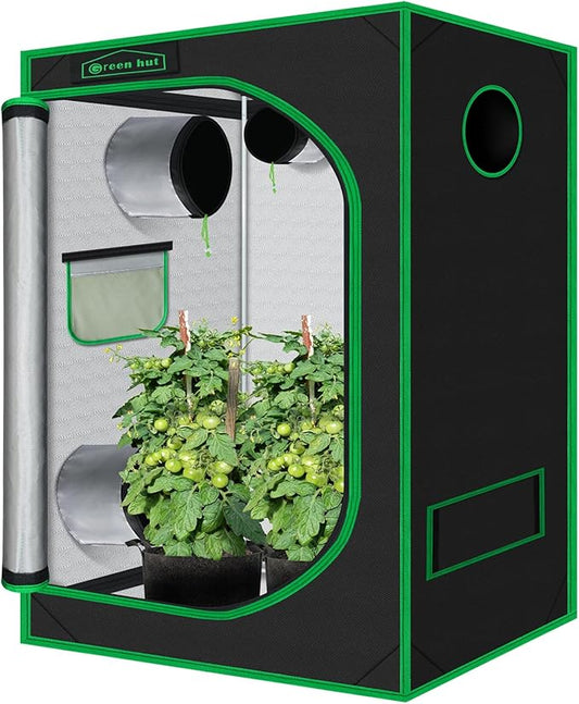 Indoor Grow Tent for Plants 36"x60"x78" Mylar Hydroponic Grow Tents Indoor Grow Room for Plant Fruit Flower Veg with Removable Waterproof Floor Tray