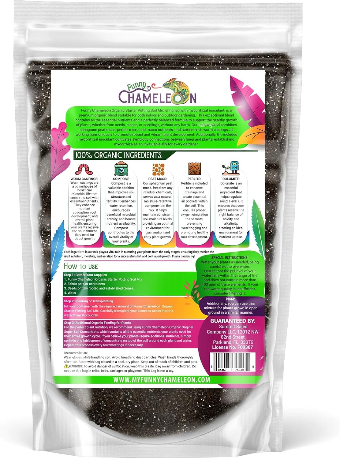 Organic Seed Starter Soil – Seed Starting Mix with Mycorrhizal Fungi – Natural Root Stimulator – Potting Soil for Vegetables and Herbs (10 QUARTS)