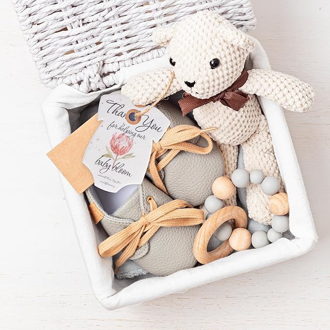 Plantable Onesie Seed Paper – 5 Protea Baby Shower Favors for Guests with Wildflower Seeds, Baby Shower Gifts for Guest